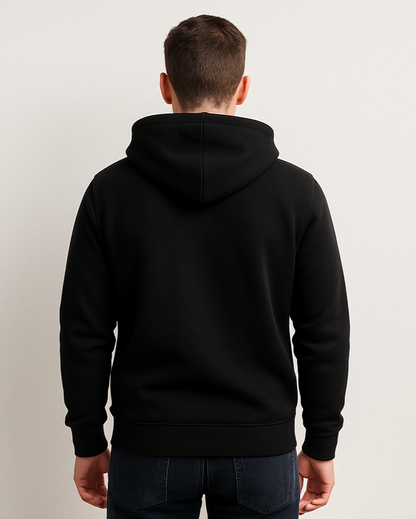 Black LORVAIN hoodie back view