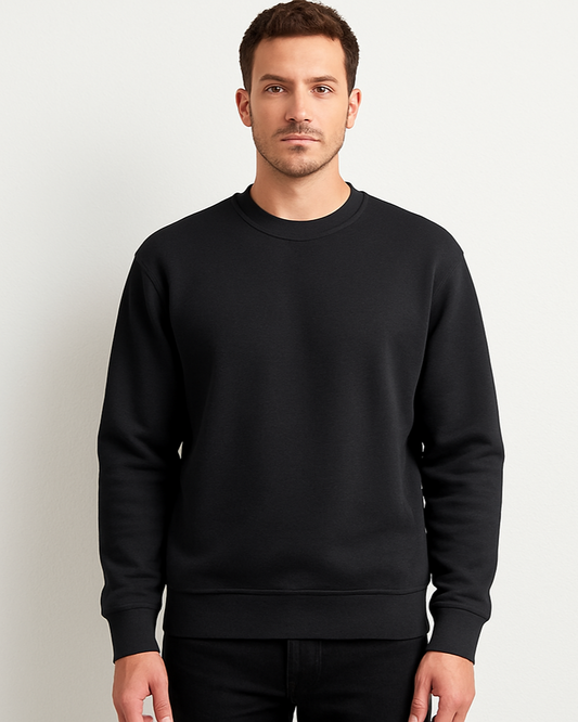 Dark Sweatshirt Front View - Plain