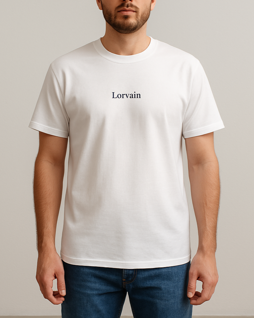 Solid Round Neck Pure Cotton T-Shirt